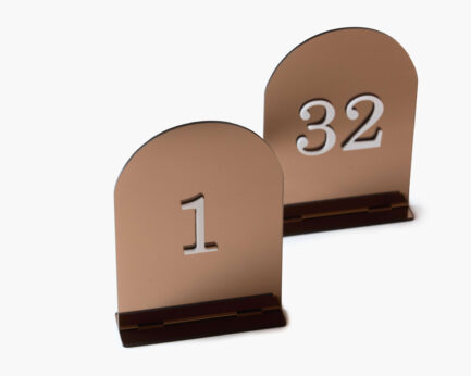 Table Numbers Bronze